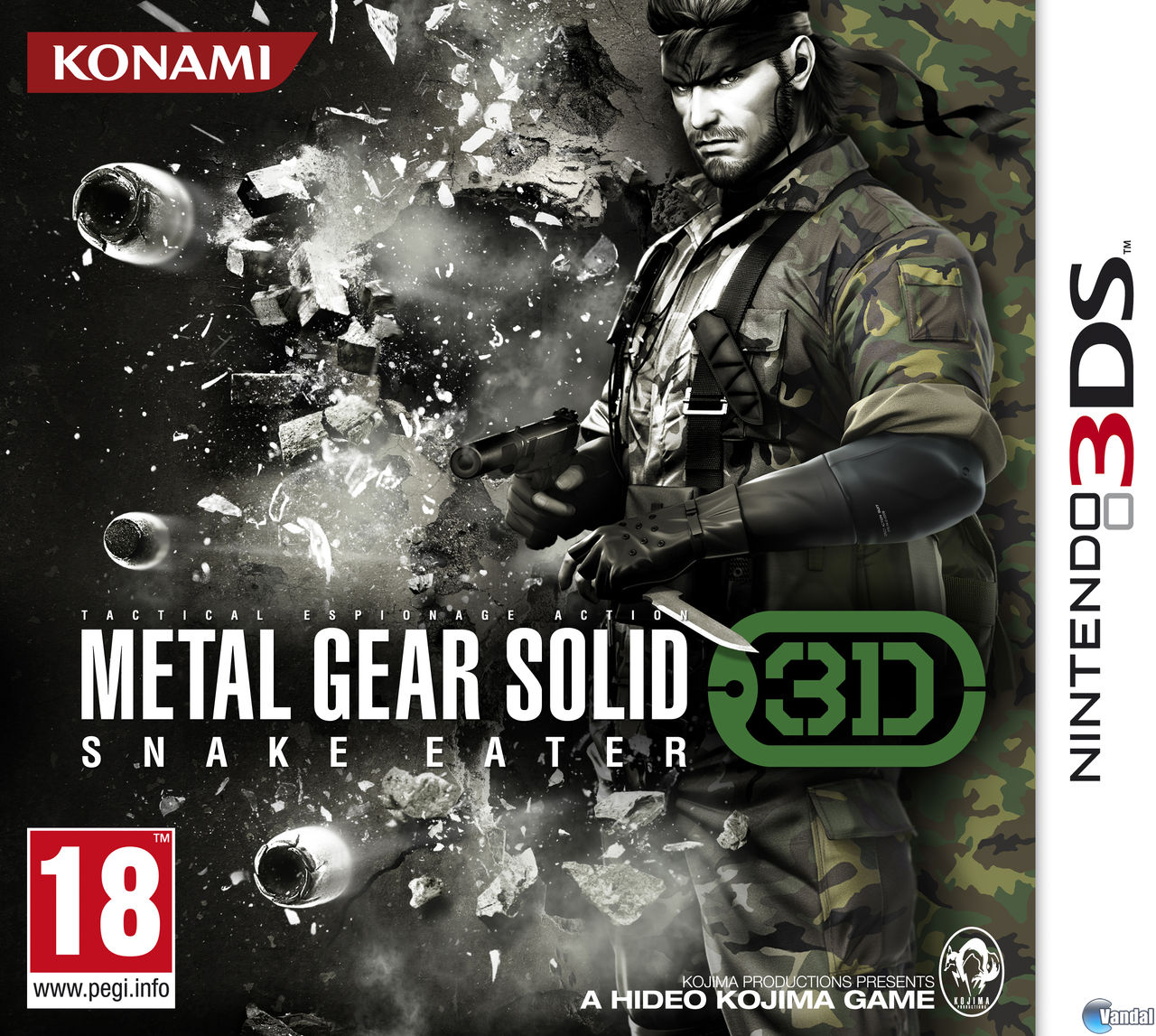 Metal Gear Solid 3D Snake Eater Videojuego Nintendo 3DS Vandal