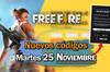 FREE FIRE MAX | Cdigos de hoy martes 25 de noviembre de 2025 - Recompensas gratis