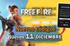 FREE FIRE MAX | Cdigos de hoy jueves 11 de diciembre de 2025 - Recompensas gratis