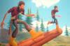 As� es Log Riders, un original juego cooperativo sobre conducir un tronco que ya tiene demo en Steam