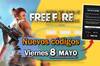 FREE FIRE MAX | C�digos de hoy viernes 8 de mayo de 2026 - Recompensas gratis