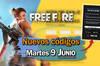 FREE FIRE MAX | C�digos de hoy martes 9 de junio de 2026 - Recompensas gratis