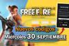 FREE FIRE MAX | C�digos de hoy mi�rcoles 30 de septiembre de 2026 - Recompensas gratis