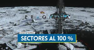Gu�a Todos los sectores y zonas al 100 % en Pragmata