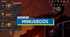 Gu�a Todos los desaf�os de Minijuegos de Crimson Desert