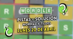 Soluci�n Wordle en espa�ol y tildes hoy 20 de abril y pistas a la palabra oculta - Noticia