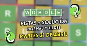 Soluci�n Wordle en espa�ol y tildes hoy 21 de abril y pistas a la palabra oculta - Noticia