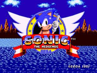 Sonic fue para muchos el primer juego que probaron en MegaDrive, y su pantalla inicial es mítica.
