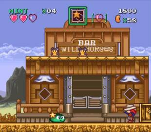 Una escena del primer nivel de Jerry Boy 2.