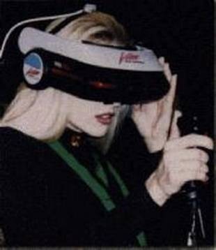 Una foto del visor que utilizaban para el kit de desarrollo.