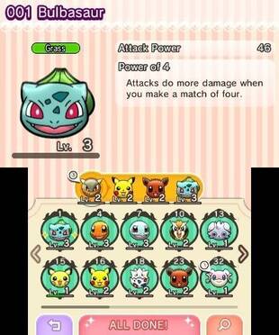 Pokémon Shuffle mantiene la esencia de capturar, entrenar y combatir.
