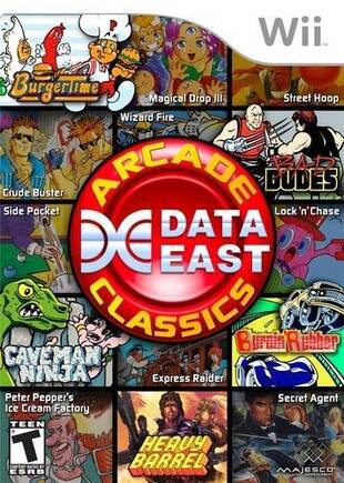 Es una pena que este recopilatorio de clásicos Data East para Wii jamás llegara al mercado europeo.