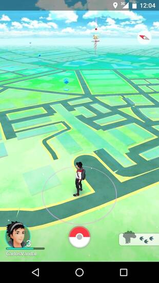 Pokémon GO nos invitará a que caminemos por un mapa virtual de nuestra localidad o ciudad.