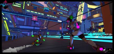 Al igual que otros juegos de acción en primera persona, ‘Hover: Revolt of Gamers’ fusiona los modos online y offline bajo un mismo techo, pudiendo pasar de uno a otro sin tener que abandonar la partida.
