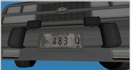 Detalle de las texturas de juego, que nos muestran que volveríamos a Maine.
