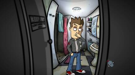 Randal, el peculiar protagonista del juego.