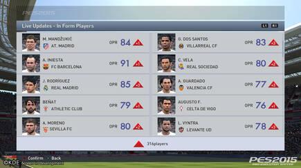 Las estadísticas de los jugadores se actualizarán cada semana gracias a un comité de expertos de cada país.