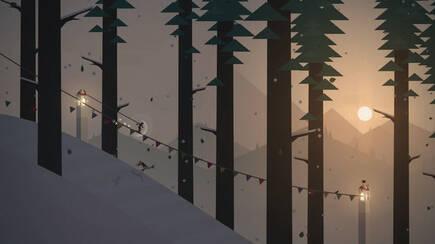 Alto's Adventure es un juego que luce especialmente bien en las pantallas retina de los dispositivos Apple.