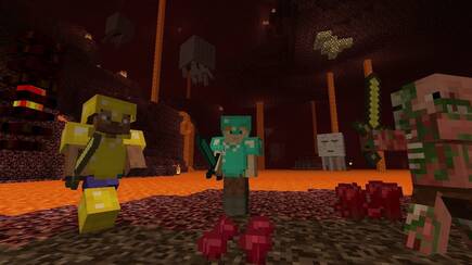 Minecraft es, ante todo, un juego de supervivencia, pero sus opciones de creación abren muchas más puertas.