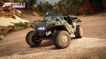 Dentro de los más de 350 coches habrá hueco para algunos muy curiosos, como el Warthog de 'Halo', que estará disponible para aquellos que hayan jugado a 'Halo 5' o 'Halo: The Master Chief Collection'.