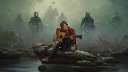 Druckmann escribió este epílogo hace tres meses, por lo que seguramente inspiró a Marek Okon, artista de Naughty Dog, para realizar la ilustración de Ellie tocando su nueva guitarra.