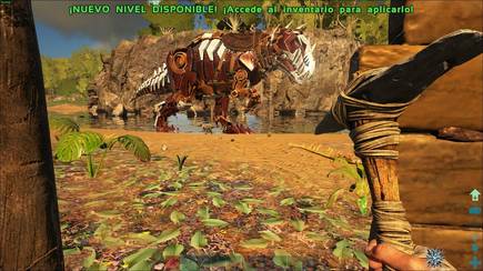 Nuestro personaje podrá subir de nivel, aumentar sus características y aprender a fabricar nuevos objetos para enfrentarse a los dinosaurios de la isla.