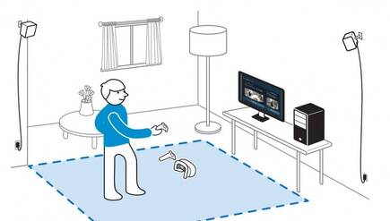 Con Oculus Guardian podemos dibujar una zona segura en nuestra habitación para que el casco nos avise si la atravesamos.