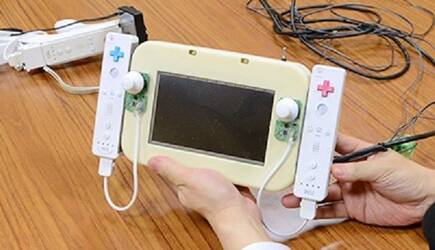 Nintendo concibió la idea del GamePad experimentando con un monitor, dos Wiimotes y los sticks de los Nunchucks.