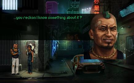 'Technobabylon' tiene una apasionante historia rica en diálogos... solo en inglés.