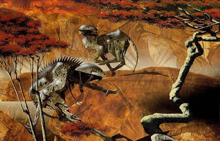 El arte de portada del clásico de 1989, una obra maestra.