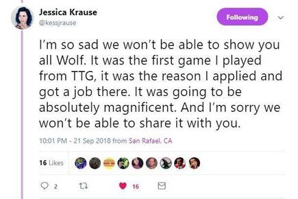 Algunos desarrolladores mostraban su malestar por no poder compartir con los jugadores la nueva temporada de ‘The Wolf Among Us’.