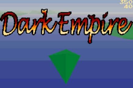 Tempranísima imagen del logo y la pantalla inicial.