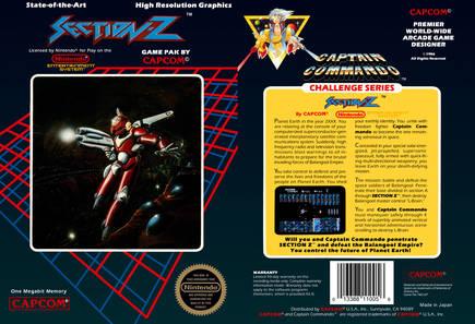 Capcom USA convirtió al Capitán en el prota del 'Section Z' de NES, un cartucho englobado dentro de los 'Captain Commando Challenge Series'.
