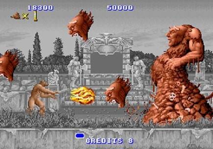 El duelo contra el primer jefe es una de las estampas más icónicas de 'Altered Beast'.