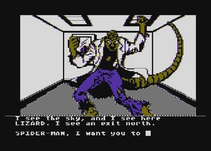 'Questprobe featuring Spider-Man' (1984, Adventure International), una aventura gr�fica en texto que apareci� en multitud de ordenadores de la �poca.