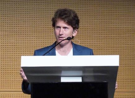 Todd Howard en el Gamelab 2018 (foto: Gamelab).