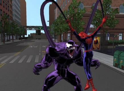 'Ultimate Spider-Man' (2005, Activision) ten�a un aspecto visual muy atractivo gracias a la t�cnica cel-shading.