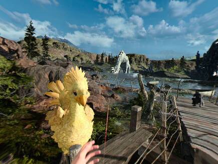Los fans van a disfrutar recorriendo el mundo de Square Enix en VR.