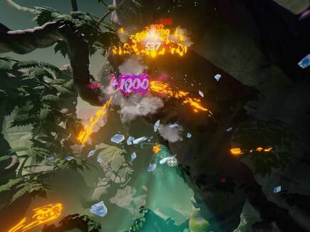 Las partidas pueden volverse frenéticas, sobre todo en el modo difícil. Esta imagen es una pantalla extraída de nuestras partidas en una PS4 Pro.