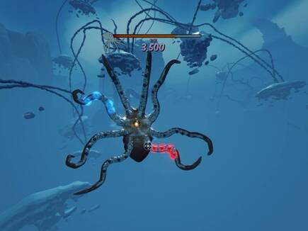Dexed guarda buenos momentos, aunque es un juego concebido como un ‘arcade’ clásico. Esta pantalla también es de nuestras partidas en PS4 Pro.