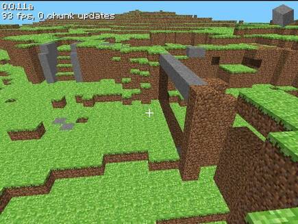 El primer puente de Minecraft.