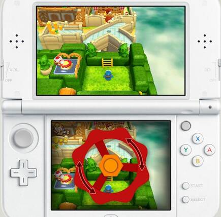 Tanto en Switch como en 3DS se aprovechan los controles táctiles de ambas consolas.