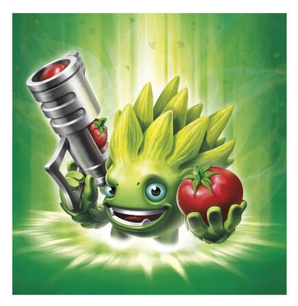 Uno de los nuevos personajes, peligrosamente armado con su lanzador de tomates.