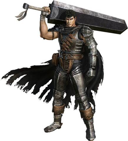 Guts, el protagonista de 'Berserk and the Band of the Hawk', pero no el único personaje que controlaremos.