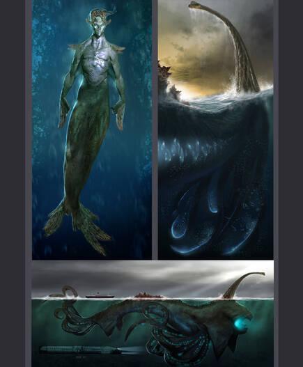 El diseño de las criaturas era sencillamente espectacular. Parece que iban a mantener la escala brutal que caracterizaba a ‘God of War’.