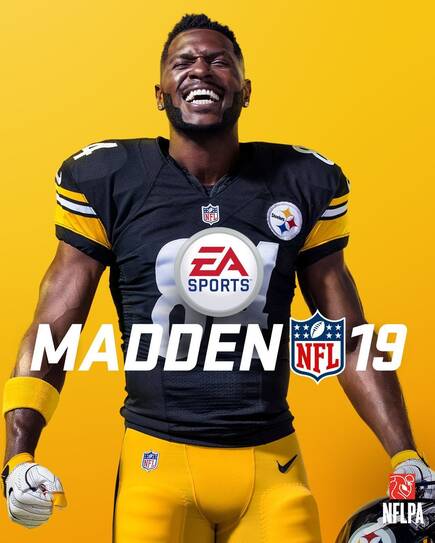 Antonio Brown, de los Steelers, es la imagen de la portada de la edición de este año.