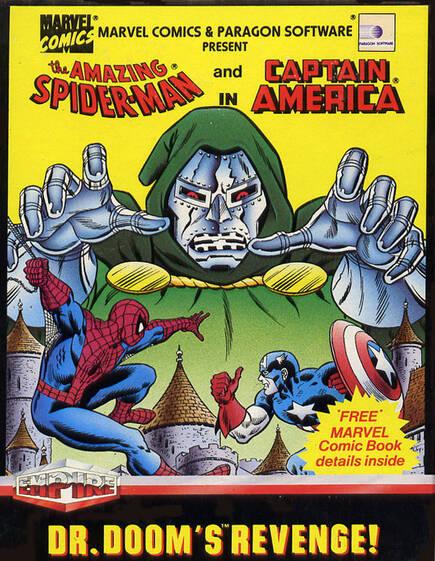 'The Amazing Spider-Man and Captain America in Dr. Doom's Revenge!' (1989, Paragon Software).