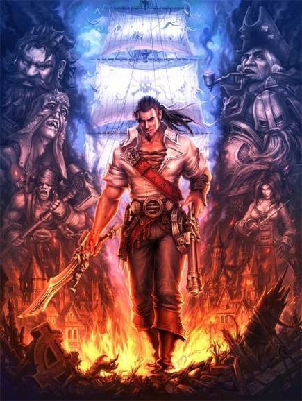 Esta ilustración estaba destinada a ser la portada de la versión de Xbox 360 y PC.