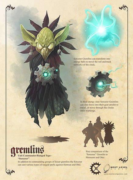 Los ‘gremlings’ también tenían su jerarquía, y éste era una de los líderes.