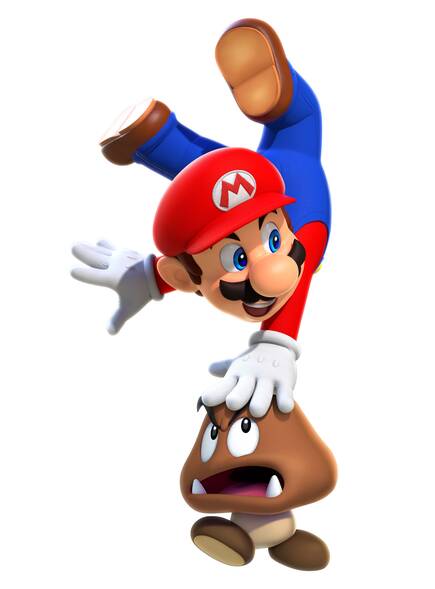 Mario se apoya sobre sus enemigos y realiza un tipo de acrobacias que nunca había visto en la saga.